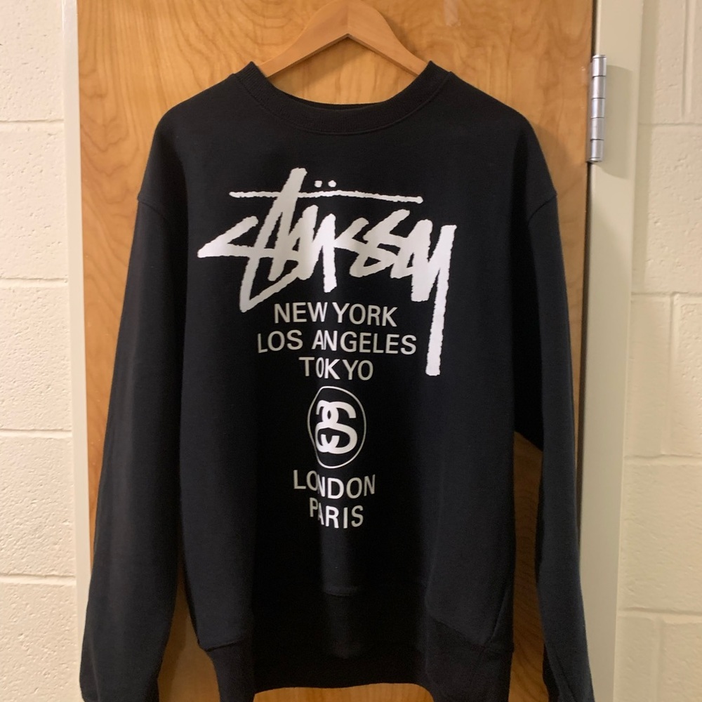 Stussy world tour crewneck